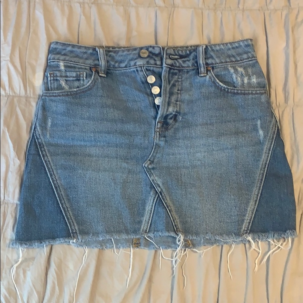 Pac sun jean skirt